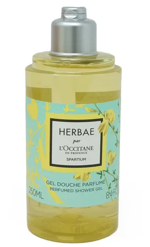 L'Occitane Herbae Spartium Duschgel 250 ml - Sanft reinigendes Duschgel mit blumigem Duft, für ein erfrischendes Duscherlebnis und gepflegte Haut.