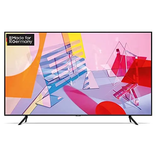 Samsung QLED 4K Q60T - 85 Zoll Fernseher mit Quantum Dot und Dual LED, 100% Farbvolumen für beeindruckende Bildqualität und Smart Home Integration