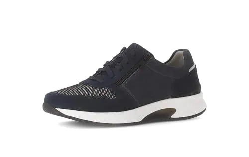 Pius Gabor Herren Sneaker Low, Männer Halbschuhe,Wechselfußbett,Strassenschuhe,Freizeitschuhe,Turnschuhe,Marine/Indigo,42.5 EU / 8.5 UK