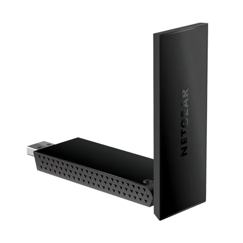 Nighthawk AX1800 WiFi 6 USB 3.0 Adapter - Hochgeschwindigkeits WLAN-Adapter in Schwarz, ideal für schnelles und stabiles Internet