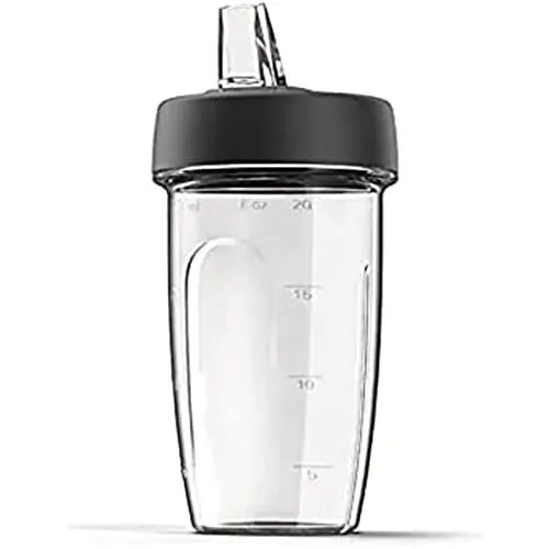 Kenwood KAH740PL Blend Xtract Sport Mixer - 2 x 0,6 L Trinkbecher, ideal für Smoothies und Säfte, kompatibel mit Kenwood Chef Küchenmaschinen