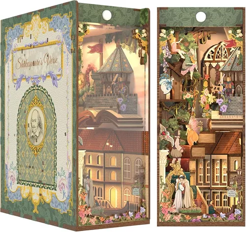 Book Nook DIY Bücherecke Shakespears Verse