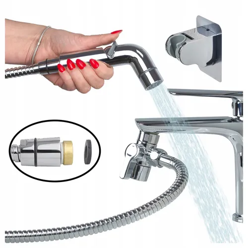 Handbrause für Bidet mit Schlauchadapter
