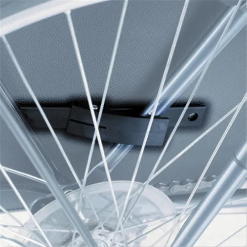 XLC Taschenbefestigung Befestigung an Gepäckträgerstrebe, schwarz (1 Stück)