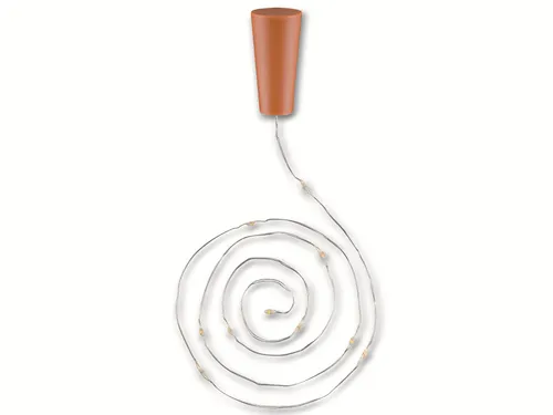 GOOBAY LED-Flaschen-Lichterkette mit Timer und 10 LEDs - Stimmungsvolle Lichterkette für Glasflaschen mit 10 warm-weißen LEDs und Timer-Funktion (6 Std. an / 18 Std. aus). Ideal für dekorative Beleuchtung im Innenbereich, batteriebetrieben und flexibel einsetzbar.