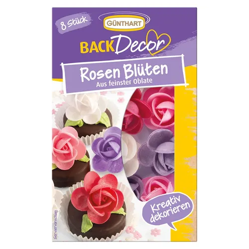 Günthart Oblaten Rosen Blüten 11 g