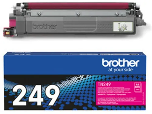Brother Toner TN-249M - Original Magenta Tonerkartusche, für ca. 4.000 Seiten, ideal für HL-L 8230, 8240, MFC-L 8340 und 8390