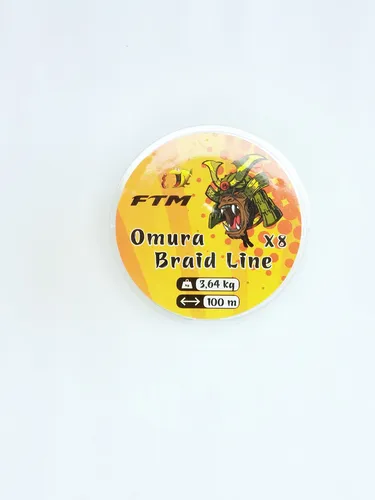 Fishing Tackle Max Omura Braid Geflochtene Angelschnur 0,08mm 3,64kg 100m gelb