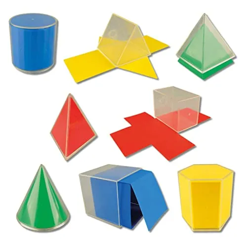 Wiemann Lehrmittel Geometrische Körper, Faltbare Körpernetze und Füllkörper