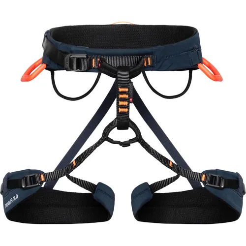 Mammut Togir 2.0 3 Slide Harness Men Marine (XL) - Klettergurt für alle Aktivitäten am Felsen, mit optimaler Lastverteilung, verstellbaren Beinschlaufen und nachhaltiger Herstellung für mehr Komfort und Bewegungsfreiheit.