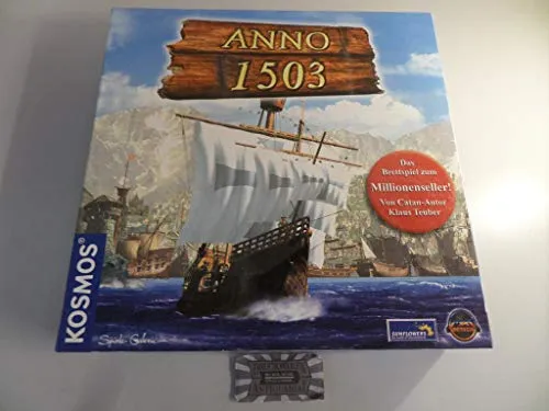 Kosmos - Anno 1503 Brettspiel - Gesellschaftsspiel von Klaus Teuber, langanhaltender Spielspaß für Strategen ab 12 Jahren, ideal für Spieleabende mit Freunden oder Familie.