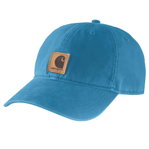 Carhartt Baseball Cap 100289 Odessa - Extra Robuste Mütze - Baseball Cap aus 100% Baumwollkanvas mit feuchtigkeitsableitendem Schweißband, ideal für Komfort an heißen Tagen. Individuell anpassbar durch Klettverschluss.