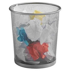 Zeller Meshline Papierkorb 12,0 l grau, 1 St.