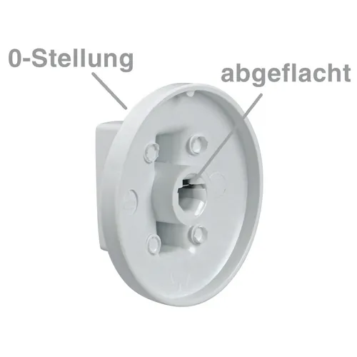 Knebelset 9-teilig weiß