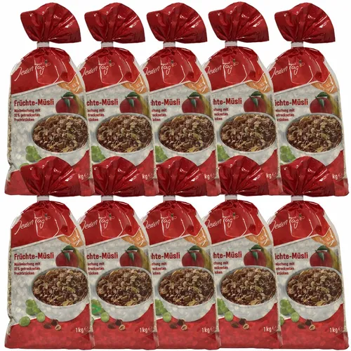 Jeden Tag Früchte-Müsli VPE 10x1000g