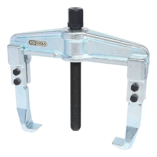 KS Tools 6200102 Abzieher - 2-Haken Werkzeug für Innen- und Außenanwendungen - Abzieher mit 25-130mm Spannbereich, umsteckbare Haken für vielseitige Nutzung und nachrüstbare Hydraulikspindel für hohe Belastungen.