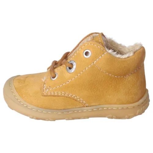Ricosta Pepino Corany Mustard EU 23 - Robuste Kinderschuhe - Sneaker mit hochwertigem terracare-Leder, ideal für kalte Tage dank warmer Fütterung und Mid-Cut für zusätzlichen Knöchelschutz.