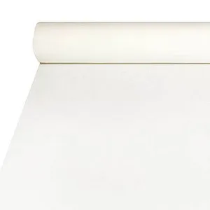 Starpak Tischdecke aus Airlaid, 20 m x 1,2 m in Weiß - Hochwertige Tischdecke aus stoffähnlichem Airlaid, ideal für festliche Anlässe. Blickdicht und saugfähig, sorgt sie für eine elegante Tischdekoration bei Hochzeiten und Feiern.
