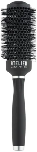 Tondeo Atelier Graphite Rundbürste Ø 43/63 mm, M - Bürsten für langanhaltendes Volumen und tolle Locken, mit innovativer Graphitbeschichtung für gleichmäßige Wärmeverteilung und lange Lebensdauer.