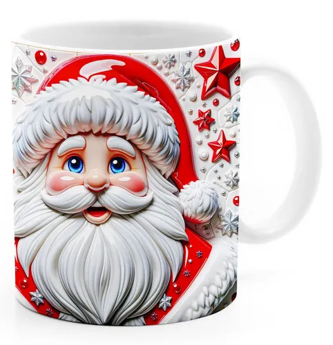 SpecialMe Tasse Tasse Weihnachten 3D-Grafik Illusion Wintermotive XMAS kleines, Keramik