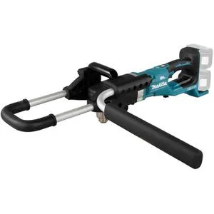 Makita Erdbohrer DDG460ZX7, Akku, 2x18V - Handerdbohrer mit bürstenlosem Motor für längere Lebensdauer, 2-Gang-Getriebe und automatische Drehzahlregulierung für präzises Bohren in verschiedenen Bodenarten.