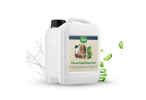 nimo Gesichts- und Körperspray für Pferde - Körpersprays mit natürlicher Feuchtigkeitsversorgung: Beruhigendes Spray mit Aloe Vera und Panthenol zur Regeneration bei Hautirritationen und Juckreiz.