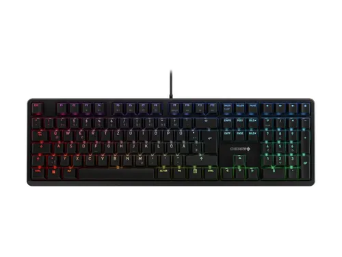Cherry G80-3000N RGB - Mechanische USB-Tastatur mit CHERRY MX Schaltern, RGB-Beleuchtung und Anti-Ghosting für präzises Gaming und Komfort