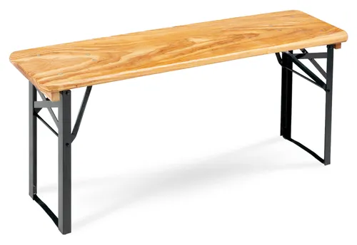 Stagecaptain BBB-117 Hirschgarten Bierzeltbank 117 cm Natur - Gartenstühle: Robuste, klappbare Bierbank mit stabilen Metallscharnieren, ideal für Feste und Feiern, leicht zu transportieren und verstauen.