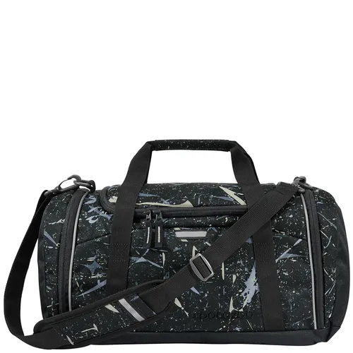 coocazoo Sporttasche Reflective Splash - 20L, schwarz-grau, reflektierend, mit Nasswäschefach und ergonomischem Schultergurt für komfortables Tragen