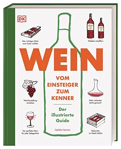 Wein: Vom Einsteiger zum Kenner – Der illustrierte Guide - Freizeit, Haus & Garten – Umfassender Wein-Grundkurs mit humorvollem Wissen zu Verstehen, Kaufen, Verkosten und Pairen.