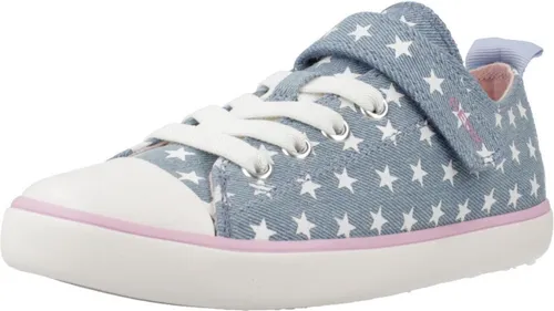 Geox J GISLI Girl A Sneaker, Denim, 32 EU - Sneaker für Mädchen, atmungsaktiv und ideal für aktive Tage.