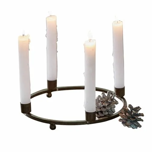 Loberon Kerzenkranz Nazeera in braun von LOBERON