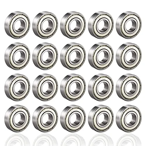 Pack 608 ZZ Kugellager, 608zz Metall Double Shielded Miniatur Rillenkugellager (8mm x 22mm x 7mm) (20 Pack 608 ZZ) 20
