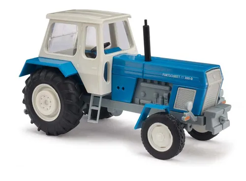 Busch 1:87 H0 42842 Traktor IFA  Fortschritt ZT 300 D blau weiß NEU OVP 1962
