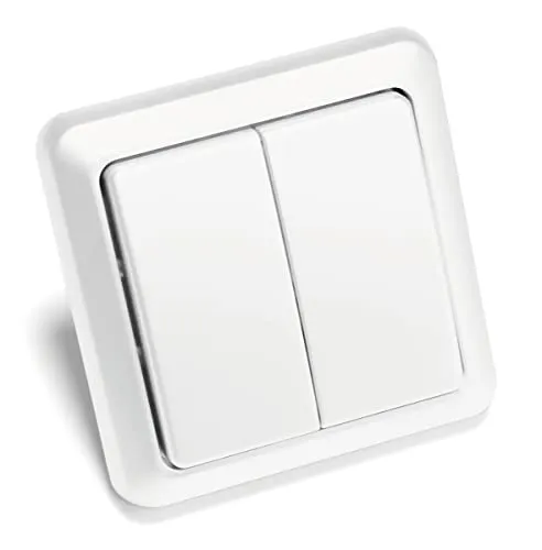 Intertechno Smart Home ITW 852 Funk Wandsender - Smart Home (Haussteuerungen) mit 2 Kanälen, kompatibel mit allen lernenden intertechno-Empfängern und IFTTT-fähig für individuelle Automatisierungslösungen.