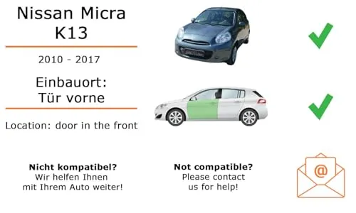 Lautsprecher Boxen Einbaupaket für JBL Club3 64C kompatibel mit Nissan Micra K13 vorne | 2X Tief-Mitteltöner 2X Hochtöner