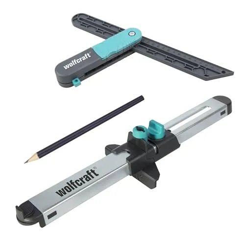 wolfcraft Projekt-Set „Winkel übertragen und Laminat einpassen“ I 8660000