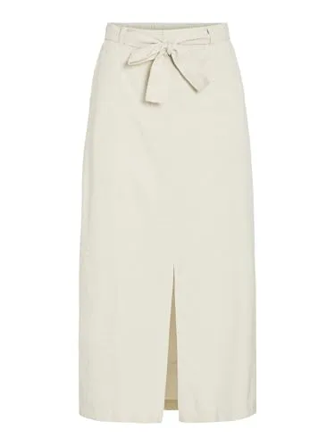 Viprisilla Midi Pencil Skirt - Damen Midi Pencil Skirt von Vila, eleganter Hohe Taille Schnitt mit vorderem Schlitz für einen stilvollen Look.
