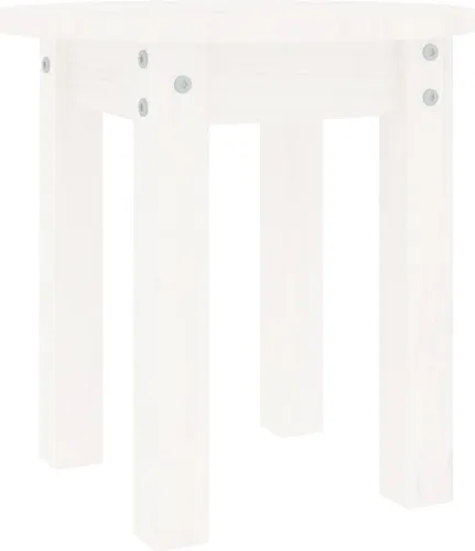 vidaXL Couchtisch Weiß Ø 35x35 cm von vidaXL