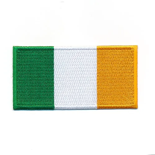 hegibaer 70 x 35 mm Irland Dublin Flaggen Ireland Flags Europa Aufnäher Aufbügler 1091 B