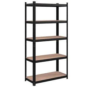 Produktbild Songmics Lagerregal 40 cm x 90 cm x 180 cm Schwarz