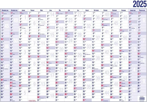 Wandkalender von GÜSS Kalender