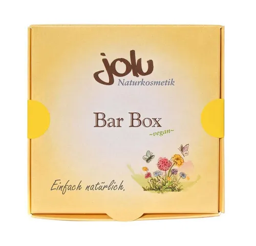 Jolu Feste Duschseife Bar Box - 2x Shampoo Bar + 2x Dusch Bar
