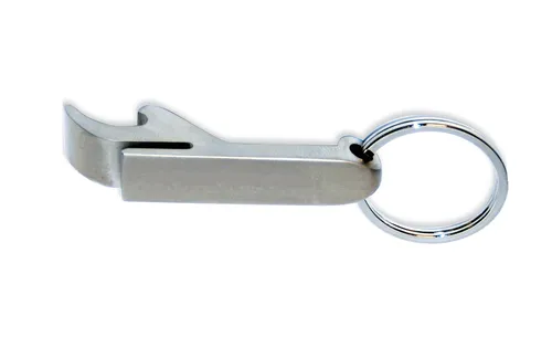 Schlüsselanhänger / mit Flaschenöffner und stabilem Schlüsselring