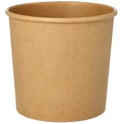 Starpak Suppenbecher, Pappe rund 760 ml Ø 11,5 cm, 11 cm braun 500 Stück
