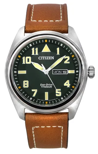CITIZEN Herren Analog Quarz Uhr BM8560-11XE - Armbanduhren für Herren mit Eco-Drive Technologie, umweltfreundlich und wartungsfrei dank 180 Tagen Gangreserve. Hochwertiges Super Titanium und Saphirglas für Langlebigkeit.