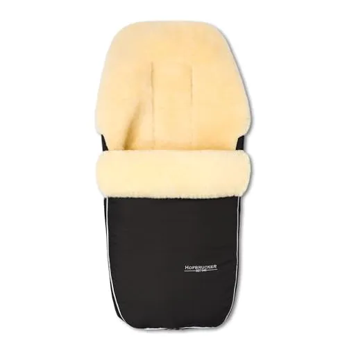 Hofbrucker Lammfell-Fußsack Polaris für Kinderwagen und Buggy