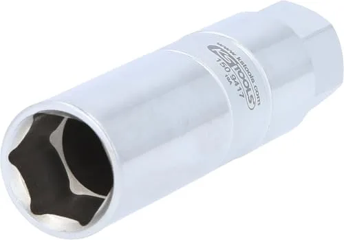 KS Tools 150.9417 Stoßdämpfer-Außensechskant-Gegenhalter-Stecknuss, 17 mm