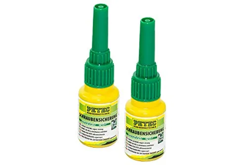 PETEC Schraubensicherung superfest 2x10 g Flasche 92010 Schraubenkleber Kleber