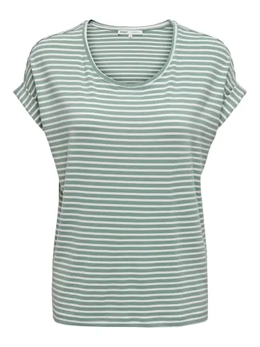 ONLMOSTER Stripe S/S O-Neck TOP JRS NOOS